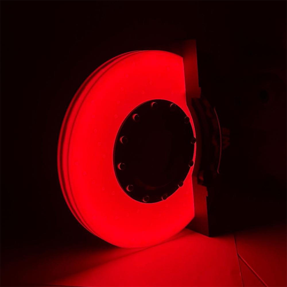 2PCS Brake Disc Lamp Led Atmosphere Brake Mood Light Charging Battery Adjustable Brightness Night Light with Bracket