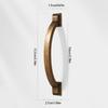 Pack Of 6 Cupboard Handles Elegant Design Strong Hardware Modern Classical Styles Suitable for Wardrobe Door & Drawers