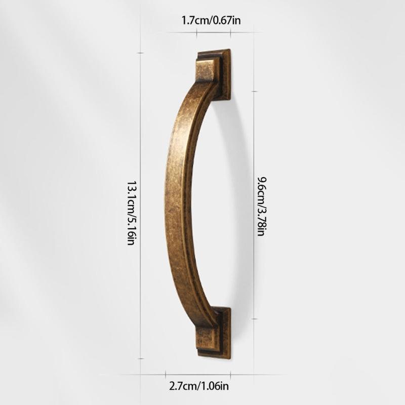 Pack Of 6 Cupboard Handles Elegant Design Strong Hardware Modern Classical Styles Suitable for Wardrobe Door & Drawers