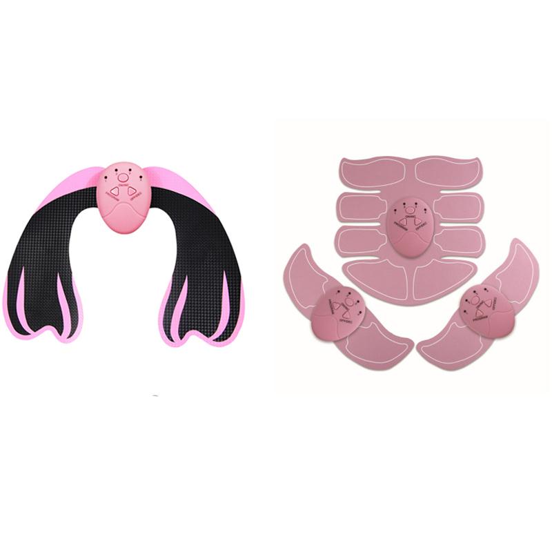 

Тренажер для мышц живота, фитнес, мобильное оборудование для сжигания жира, тонкое оборудование для тренировок взрослых 4pcs/set розовый