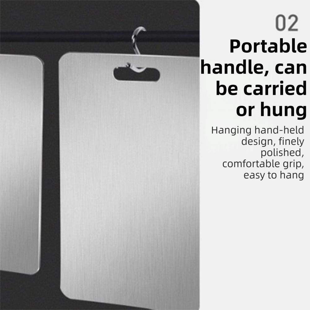 Stainless Steel Double Sides Cutting Board Thickened Food-grade Cutting Board  Restaurant