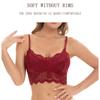 Spodní prádlo Podprsenka Pohodlné pot Spodní prádlo Gather Prodyšné Tenké Bez ocelového kroužku Dámské Spodní prádlo Sbírané spodní prádlo
