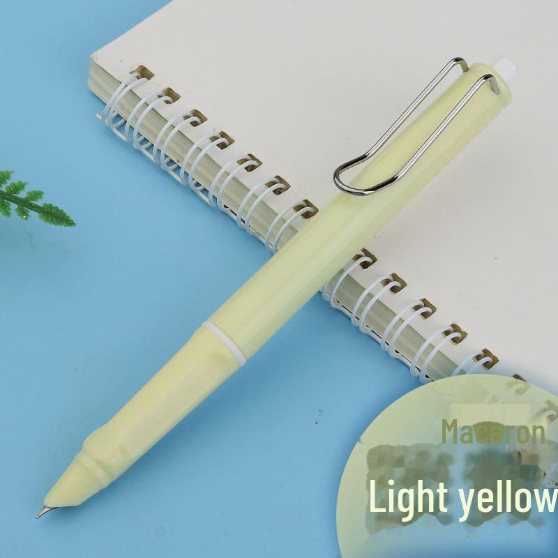 Zhengzi Student Fountain Pen - Iridium Gold 0.5mm Nib, 0.38mm Replaceable Ink Capsule, Steel Construction