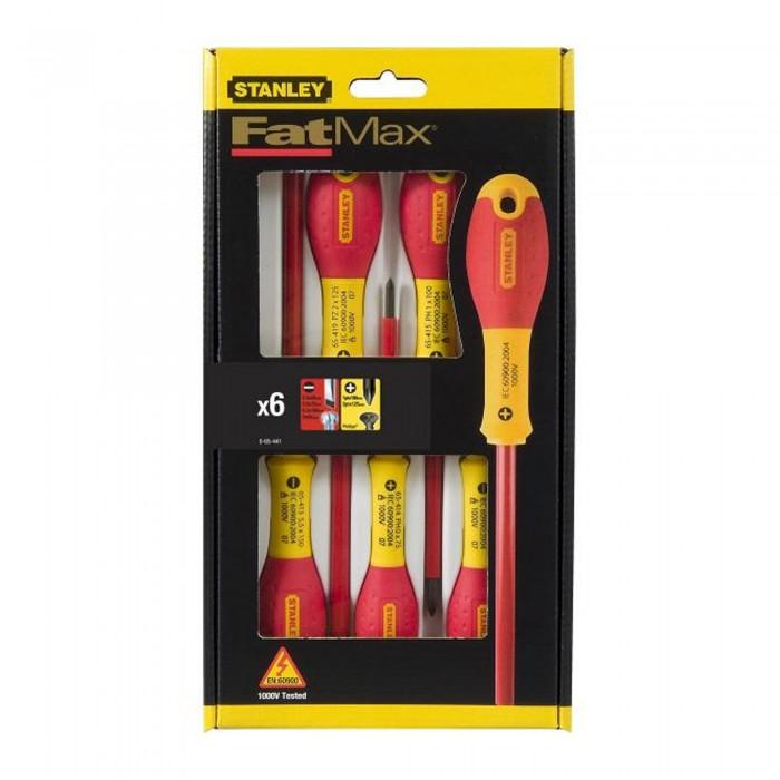 Stanley Fatmax Insulated Screwdriver Set (Pack of 6)