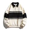 Unisex Oversized Color-Block Hoodless Sweatshirt Casual Streetwear Teens Adults Lightweight Cotton Blend