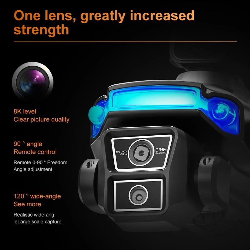 2026 RG706 MAX GPS Drone with 4.5inch Screen Professional 8K HD Camera FPV Dron Brushless 360° Intelligent Obstacle Avoidance RC Quadcopter Toy 5G UAV