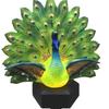 Outdoor Waterproof Metal Decor Solar Peacock Garden Statue, Lighted Sculpture, Art Sculptures LED Light for Patio Lawn Yard Pathway Decoration Stakes