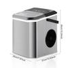 Electric Ice Machine Commercial Quick Ice Cube Maker Countertop Mini Ice Maker Machine for Camping Office Kitchen Home Party Bar