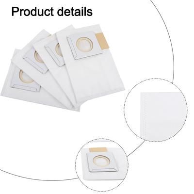 Replacement Filter Bags 4/10 Pack 197903-8 for 36V (18V X2) For LXT Backpack Vacuum Cleaner Compatible with XCV05 XCV09 XCV10