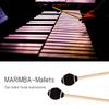 Marimba Estilo Prata Xilofone Macio Iniciante Prática Instrumento de Percussão & Baquetas, Baquetas, Fio, (Marrom escuro)