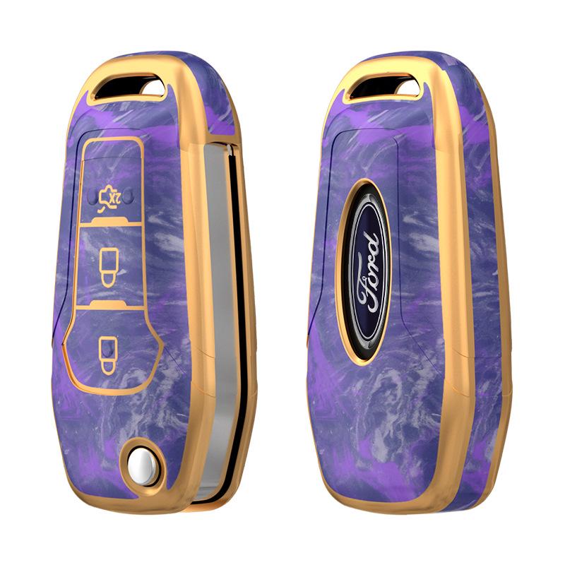 

Guochao TPU Key Case for Ford: Fits Focus, Escort, Mondeo, Edge, and Ecosport