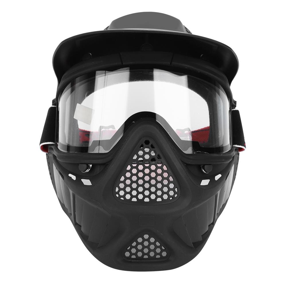 

Outdoor Archery Face Mask Double Layer Anti Fog Paintball Protective Safety Helmet Masks