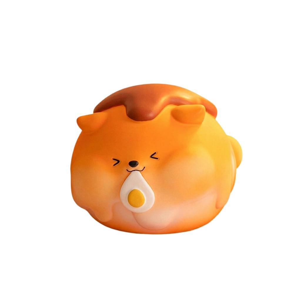 Creative Cartoon Food Dog Design Large Capacity Removable Silicone Coin Bank Children's Piggy Bank for Saving Money and Home Decoration