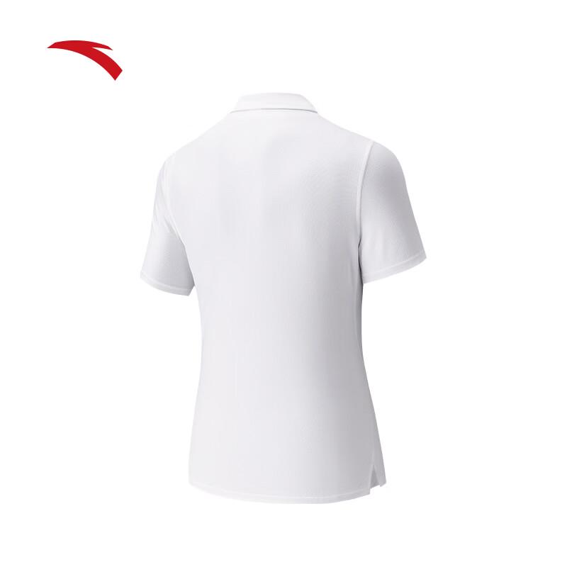 Anta Women's Quick-Dry Half-Zip Polo T-Shirt