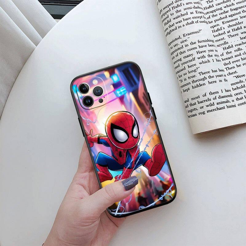 RT67 Spider Boy Phone Case for iPhone 7 8 11 12 13 14 15 16 17 16E XS Pro Max XR X SE Air