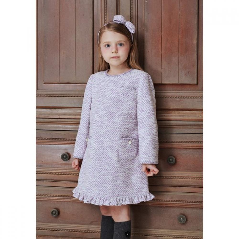 The Coffee Bean   Tea Leaf Violet Tweed Dress Ba14op01vi