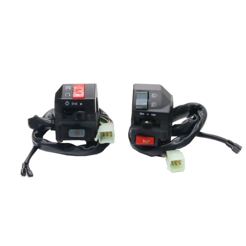LMoDri Motorcycle Modified Handlebar Switch Assembly SRZ150 MTR150 Combination Headlight Dimming Can Be Customized