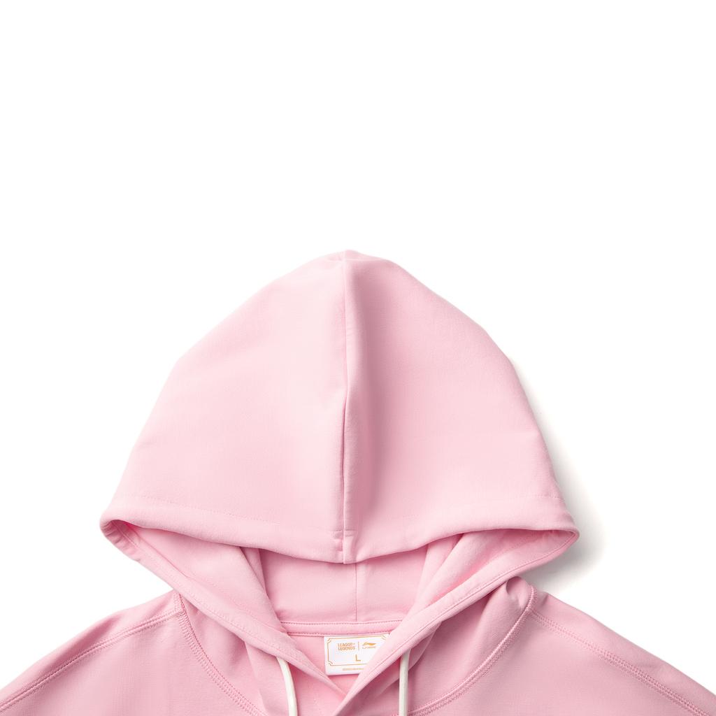 Li Ning X LEAGUE OF LEGENDS Sports Life Collection Sweatshirt Unisex Rosy Pink AWDV475-4