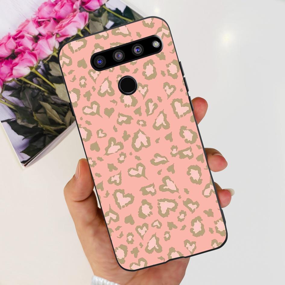 For LG V35 ThinQ Case Cover For LG V40 V50 V50S ThinQ Shockproof Silicone Cases Fashion Flower Soft Funda For LGV50 ThinQ Bumper