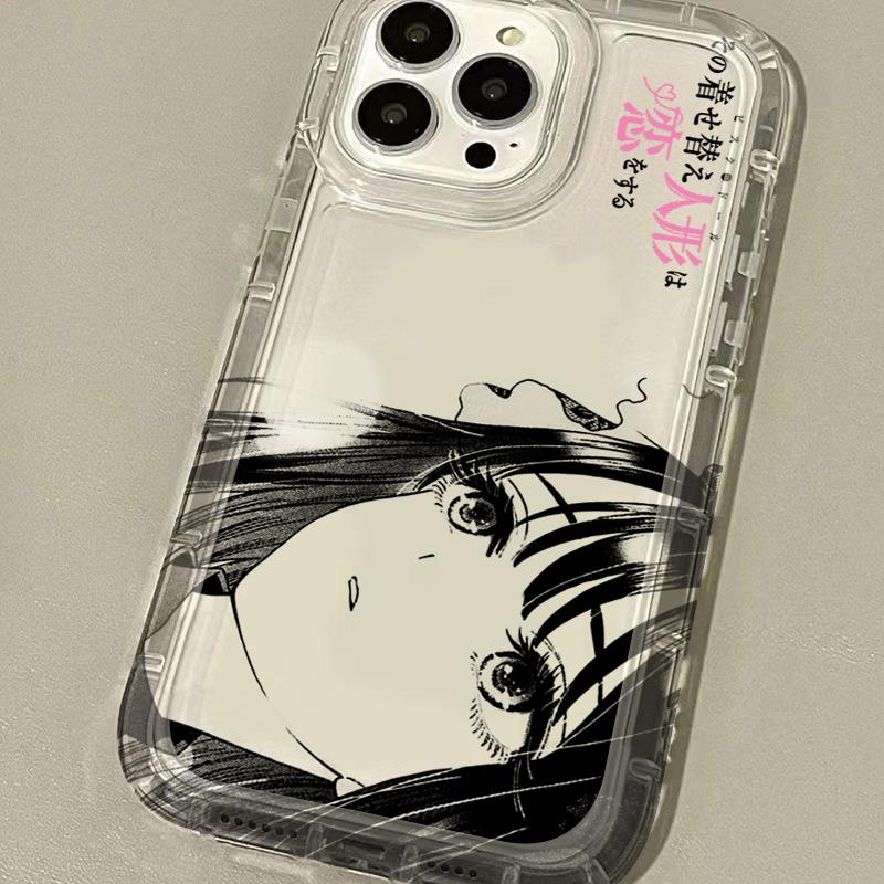 Cute Animal Female Lead Kitagawa Marin Case For iPhone 16 15 14 13 12 11 Pro Max Plus 7 8 Plus XR X XS SE 2020 Silicone Etui
