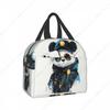Trendy Panda Lunch Bag Waterproof Insulated Canvas Cooler Bag Thermal Cold Food Picnic Travel Tote for Women Children