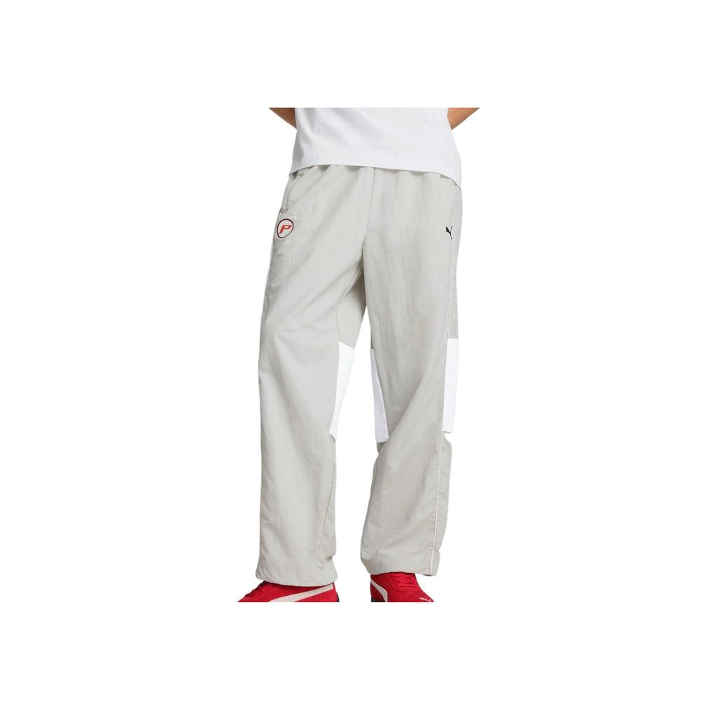 Puma Comfortable Breathable Lightweight Straight Leg Casual Pants Unisex bottoms Light-Gray 631851-61