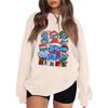 Women's Fashion Long-Sleeve Pullover Sweatshirt With Fun Movie-Themed Print