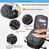 Expandable Double Shoulder Backpack - Unisex Carry-on with Multi-layer Storage and Laptop Compartment, Super Large Capacity