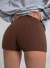 Women's High-Waisted, Butt-Lifting European & American Style Fitness Shorts (3/4 Length, Tight-Fitting, Anti-Exposure)