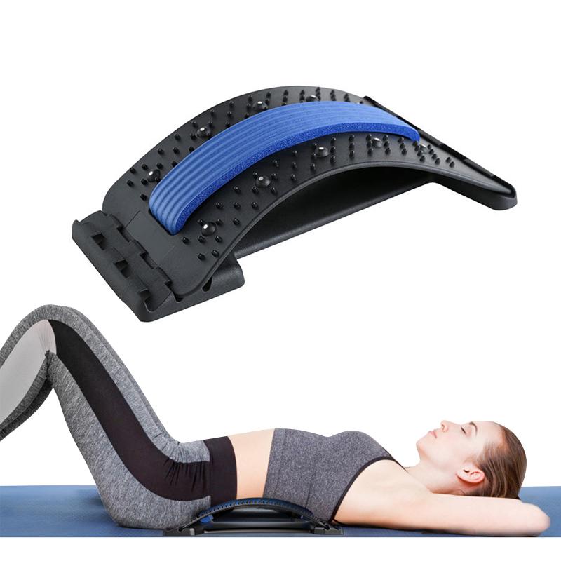 1 Satz Rückenstrecker Lendenstützgerät für Haltungskorrektor Bandscheibenvorfall Skoliose Ischias Unterer und oberer Rückenstrecker