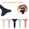 Applicateur Bouclier Mascara Brosse Multifonctionnelle en Silicone Stop Cils Eyeliner Outil de Maquillage pour les Yeux Pour Cils Déflecteur