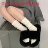 Girl Over Knee Socks With Thickened Acrylic Material For Winter Warmth And Casual Style