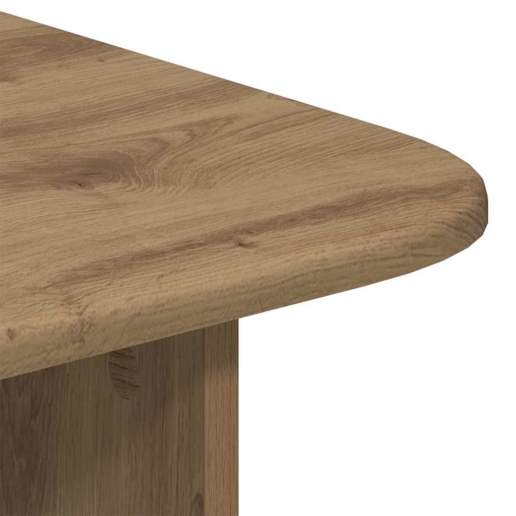 Artisan Oak Coffee Table 93 x 53 x 33 cm Engineered Wood