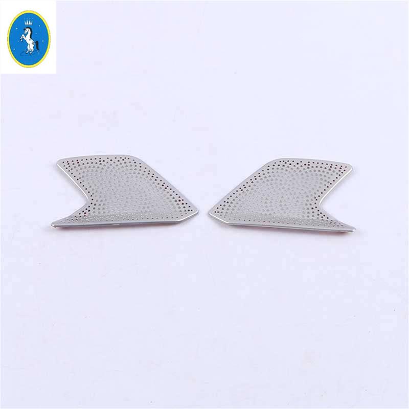 For BMW 3 Series G20  - 2024 Stainless Steel Car Inner Door Handle Bowl Audio Stereo Tweeter Speaker Cover Trim Accessories