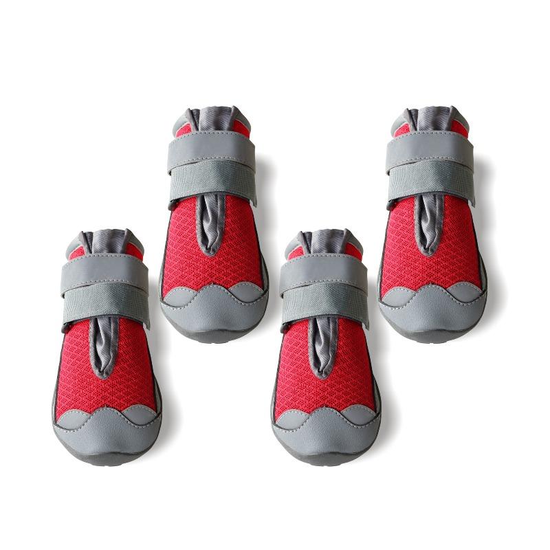 Breathable Dog Shoes Large Summer Anti Stain Dog Shoes Walking Outdoor Wear Resistant Dogs Boots Perspiration Pet Supplies