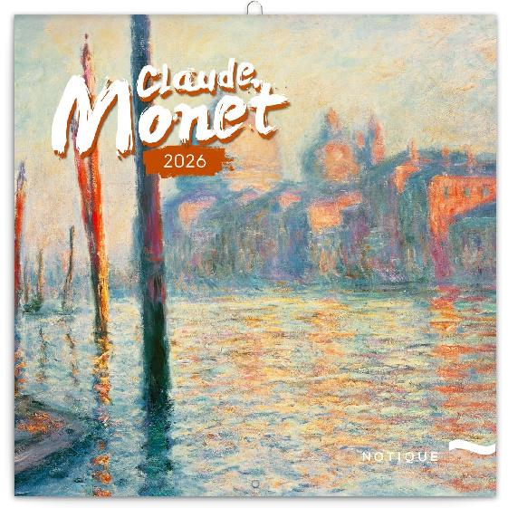 Calendar 2025-2026 Frida Kahlo Art Planner, pirational Wall Organizer, 16-Month Hanging Schedule Sep 2025–Dec 2026, 12x12 in Claude Monet 2026
