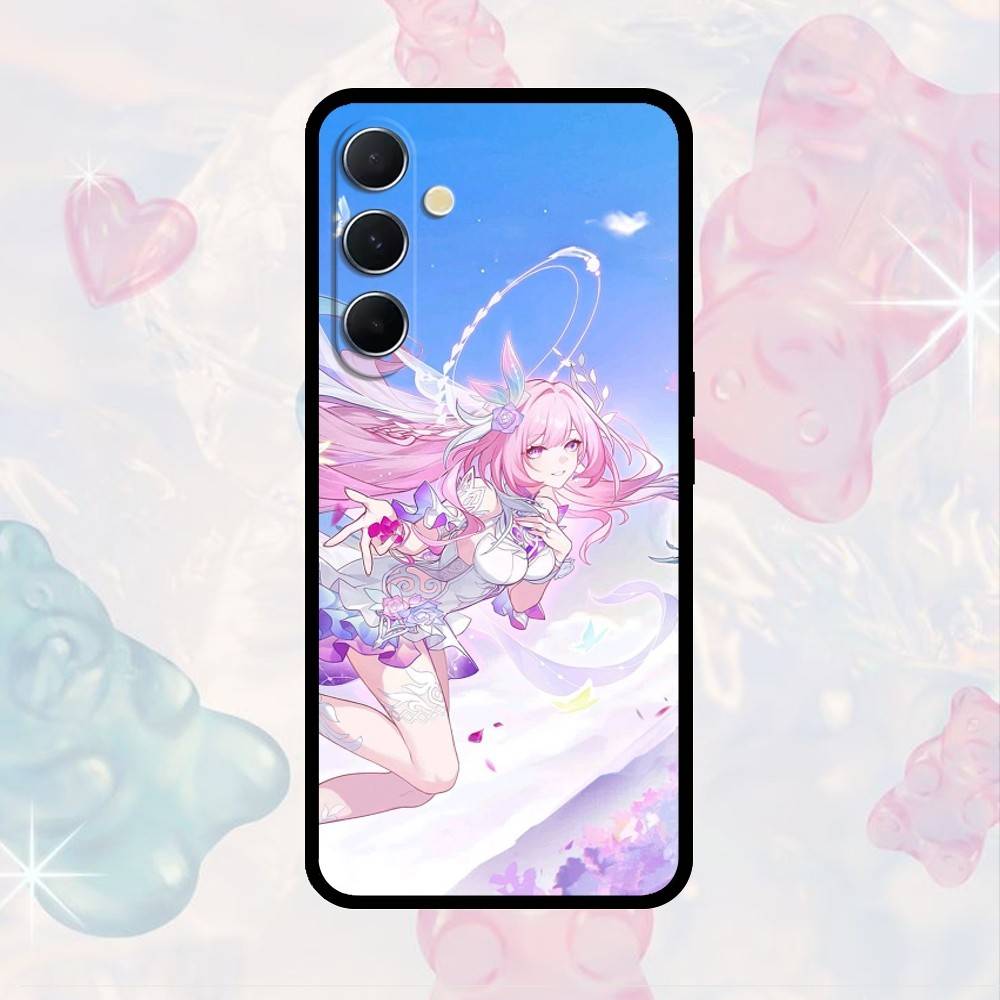 AAA Cute Girl Cyrene Phone Case For Samsung S25,S24,S21,S22,S23,S30,Ultra,S20,Plus,Fe,Note,10,9,5G Black Cover