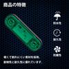 X-STYLE Side Markers, LED, , 24V, Green, Truck Side Marker Lamp, Car Width Light,