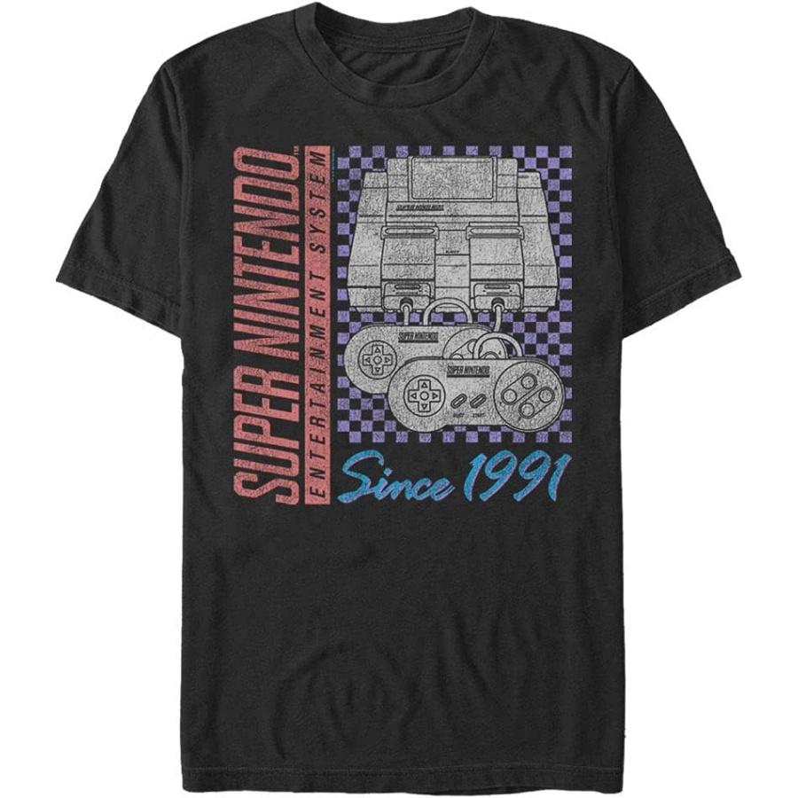 Nintendo Men s Nineties Gamer T-Shirt XXXXXL чёрный