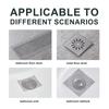 Jue Fish Roll Self-Adhesive Floor Drain Stickers Cutable Shower Drain Hair Catcher Disposable Mesh Sink Strainer Filter Screen Sticker