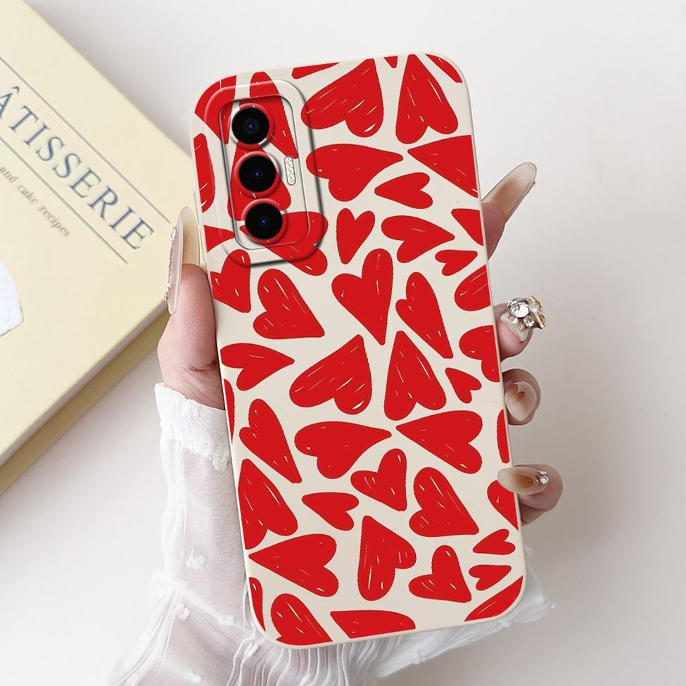 For Tecno Pova 3 Case LF7n Silicone Cute Fashion Butterfly Flowers Love Funny Painted Cover For Techno Pova 3 Phone Case Bumper
