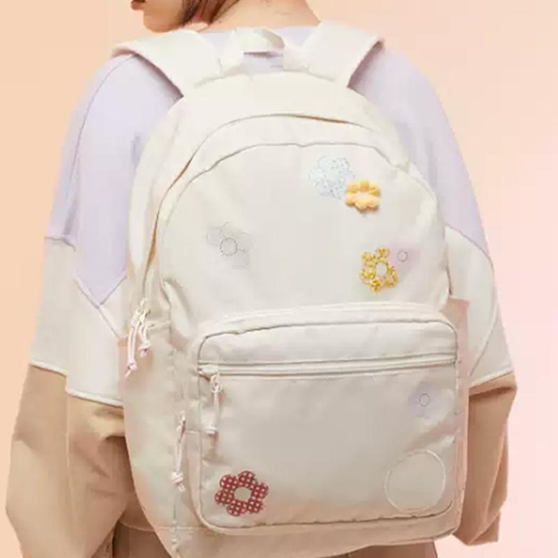 New Converse Polyester Backpack Regular Unisex Light Brown 10025826-A02
