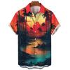 Chemise hawaïenne d'été à manches courtes pour homme, style Y2K, chemise décontractée pour homme, vêtements de mode urbaine pour homme