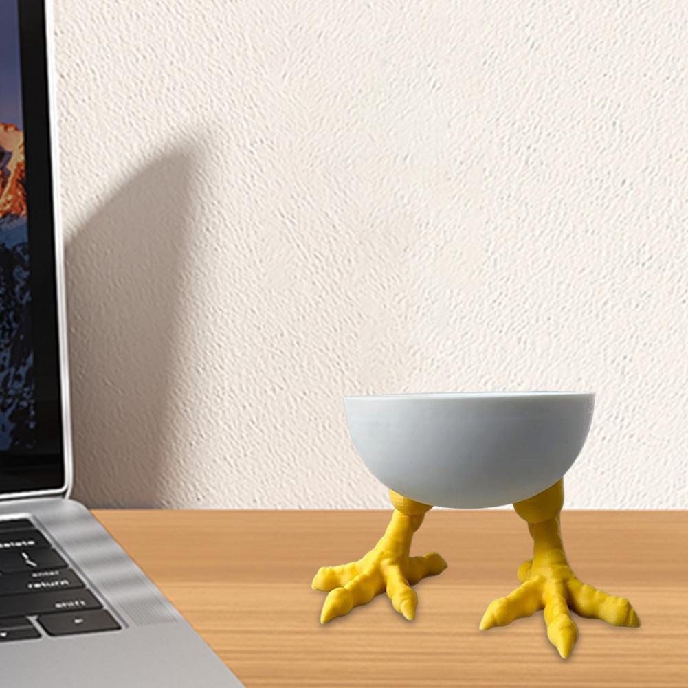 Pla Chicken Claw Holder Chicken Claw Porcelains Holder 3d Printed Chicken Claw Holder White Chick Feet for Home for Bookshelf