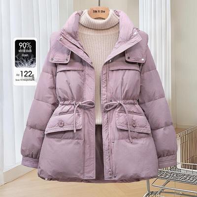 Sibaishe Women's 90% Down Hooded Puffer Jacket
