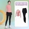 2025 Women's Slimming Morning Run Yoga Set - Long Sleeve Quick-Dry Fitness Outfit