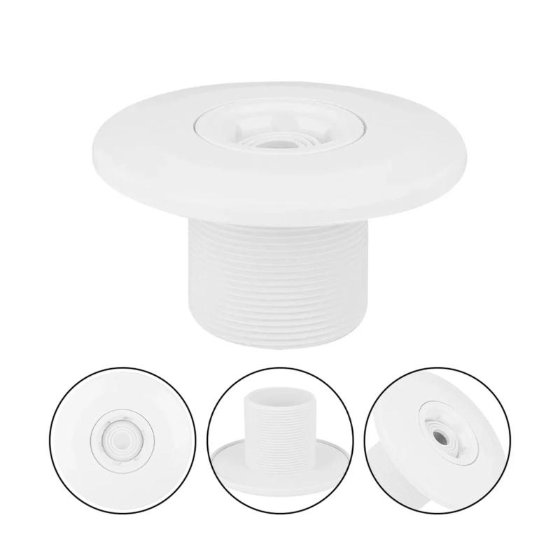 Adjustable Pool Jets Nozzle Pool Flow Inlet Fitting Pool Inlet Fittings Plastic Texture Replacement Nozzle for Pool