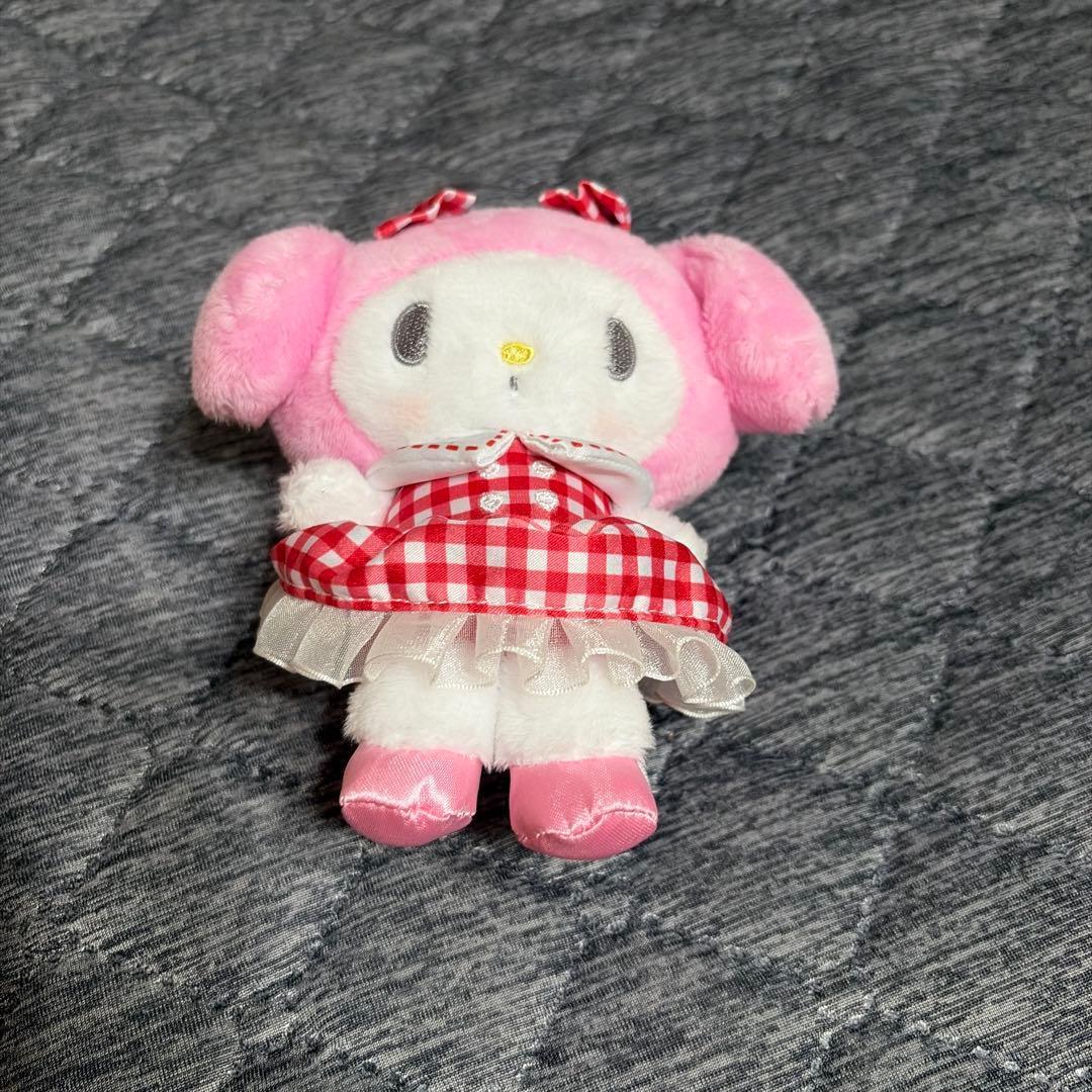 Sanrio My Melody Plush Mascot Red Check Dress