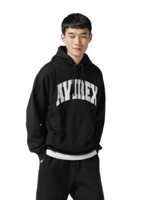 DAILY PULLOVER SWEAT PARKA LOGO 783-3931006 Men's M 010 Black