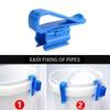 2Pcs Home Brew Bucket Clip Pipe Syphon Tube Flow Control Wine Beer Clamp Fish Aquarium Filtration Water Pipe Filter Hose Holder